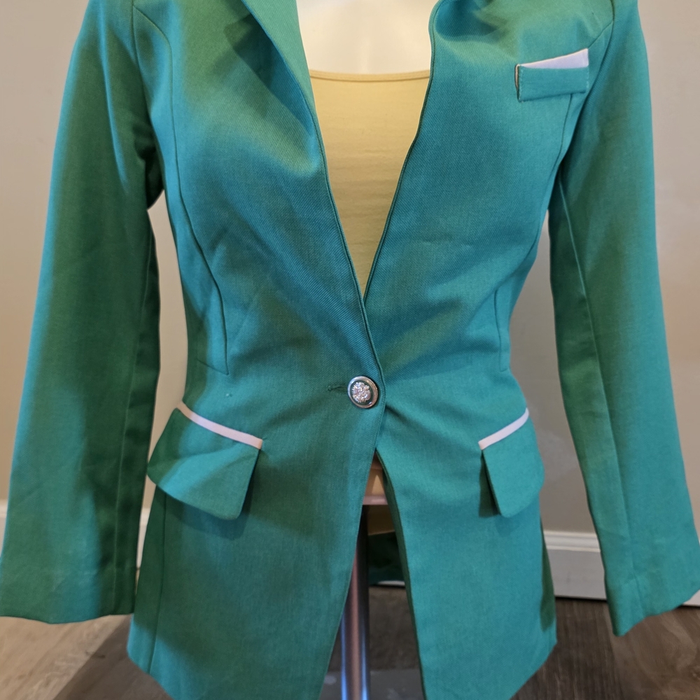 Green Women's Blazer